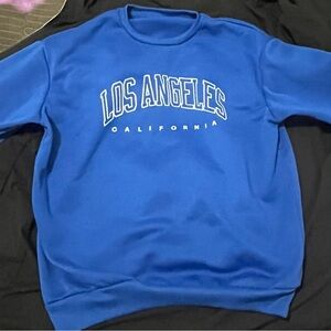 Blue Los Angeles California Men's Sweater